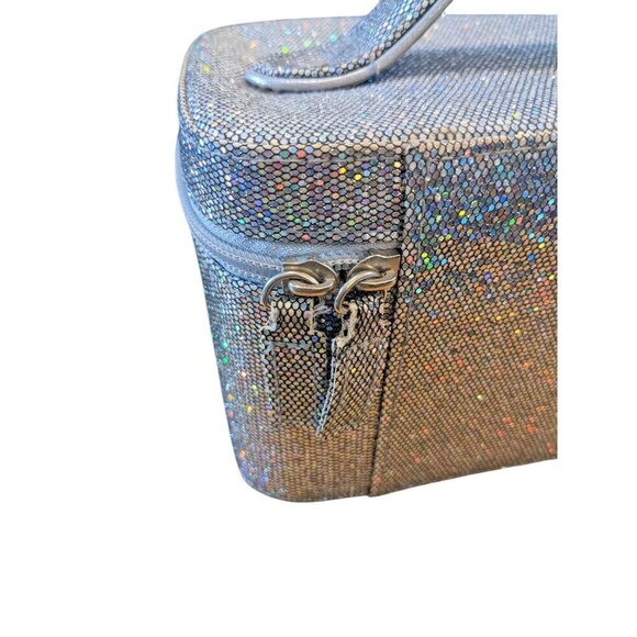 Caboodles Travel Make Up Train Case Portable Cosmetic Organizer Sturdy Glitter - Picture 5 of 9